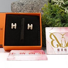 ☆優買二手精品名牌店☆ HERMES 銀色 白金色 白琺瑯 POP H LOGO PM 中版 手環 手鐲 超新美品 歷史價格詳細信息