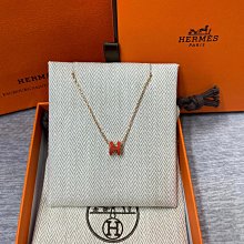 HERMES 經典H立體鏤空LOGO項鍊 (藍+銀) 歷史價格詳細信息