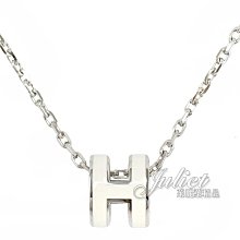 【茱麗葉精品】全新商品 HERMES 專櫃商品 MINI POPH 經典H LOGO橢圓造型耳環.銀/黑 現貨 歷史價格詳細信息