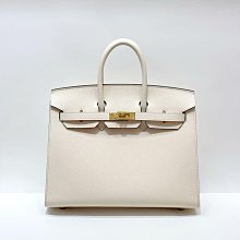 愛馬仕Hermesbirkin25奶昔白金扣togo皮C刻 配件：塵袋鎖（塵袋）說明書 歷史價格詳細信息