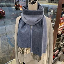 ⭐ 香榭屋精品店 ⭐ HERMES 酒紅色拼藍白色皮帶圖騰喀什米爾羊毛混絲長圍巾 180CM (XC1526) 全新商品 歷史價格詳細信息