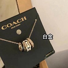 【COACH】琺瑯 C Logo及水鑽針式耳環(金色/黑色) 歷史價格詳細信息