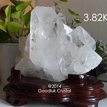 天然原礦白水晶簇，凈重约3.3公斤，贈底座～好運到水晶坊(A2_44) 歷史價格詳細信息