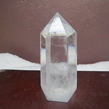 【競礦網】巴西純天然3A清料白水晶柱132公克(AA37)(親民價、便宜賣、限量一件)原價700元 歷史價格詳細信息