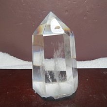 【競礦網】巴西純天然3A清料白水晶柱132公克(AA37)(親民價、便宜賣、限量一件)原價700元 歷史價格詳細信息