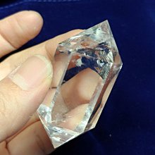 *#永續國際珠寶#**天然單頭尖白水晶柱. 重量:29.2 g.  45*23*19mm.  [w000147 歷史價格詳細信息