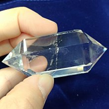 *#永續國際珠寶#**天然單頭尖白水晶柱. 重量:29.2 g.  45*23*19mm.  [w000147 歷史價格詳細信息