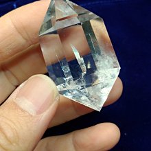 *#永續國際珠寶#**天然單頭尖白水晶柱. 重量:29.2 g.  45*23*19mm.  [w000147 歷史價格詳細信息