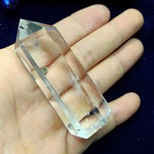 *#永續國際珠寶#**天然單頭尖白水晶柱. 重量:29.2 g.  45*23*19mm.  [w000147 歷史價格詳細信息