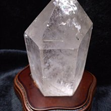 【小川堂】白水晶柱 重量(含座)：647g / 長寬高(含座)：5*6*15cm 歷史價格詳細信息