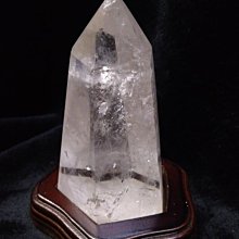 【小川堂】白水晶柱 重量(含座)：647g / 長寬高(含座)：5*6*15cm 歷史價格詳細信息