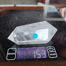 白水晶雙尖柱06–48.5公克。藍針柱。珍藏水晶 歷史價格詳細信息
