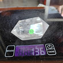 白水晶雙尖柱06–48.5公克。藍針柱。珍藏水晶 歷史價格詳細信息