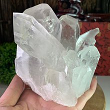 天然白水晶晶簇  晶牙閃亮 規格71*62*52mm  重204克 水晶 擺件 文玩 二手【紫竹齋】568 歷史價格詳細信息