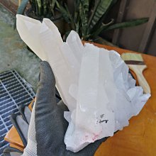 天然水晶綠幽靈原礦重量442克尺寸8.5*8高度6.5 水晶 天然 收藏【二手】【探古齋】-503 歷史價格詳細信息