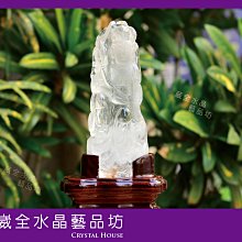 【崴全水晶】【附實木座】天然 激光料 白水晶 持蓮 觀音雕件【不含木座 重 259.5g】 ※ 鎮宅 保平安 歷史價格詳細信息