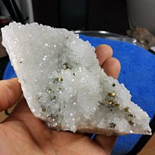 [友克鑫礦業]ag695約238g白水晶簇共生黃鐵礦水晶簇 閃亮黃鐵礦 原礦 水晶簇 硫鐵礦 愚人金 歷史價格詳細信息