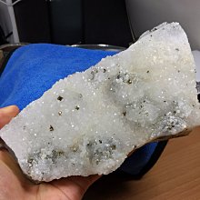 [友克鑫礦業]ag608白水晶簇共生閃亮亮黃鐵礦 晶簇 黃鐵礦 原礦 水晶簇 硫鐵礦 愚人金 歷史價格詳細信息