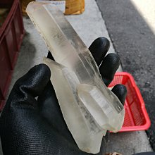 [友克鑫礦業]ak124約重457g-透亮白水晶柱 窗子水晶 大師水晶 水晶柱 未拋光 原礦 歷史價格詳細信息