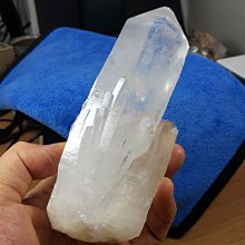 [友克鑫礦業]ak124約重457g-透亮白水晶柱 窗子水晶 大師水晶 水晶柱 未拋光 原礦 歷史價格詳細信息