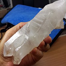 [友克鑫礦業]ak124約重457g-透亮白水晶柱 窗子水晶 大師水晶 水晶柱 未拋光 原礦 歷史價格詳細信息