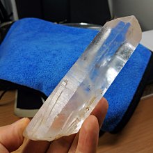 [友克鑫礦業]ak124約重457g-透亮白水晶柱 窗子水晶 大師水晶 水晶柱 未拋光 原礦 歷史價格詳細信息