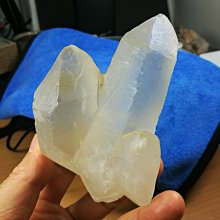 [友克鑫礦業]ak124約重457g-透亮白水晶柱 窗子水晶 大師水晶 水晶柱 未拋光 原礦 歷史價格詳細信息