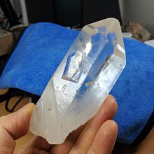 [友克鑫礦業]ak124約重457g-透亮白水晶柱 窗子水晶 大師水晶 水晶柱 未拋光 原礦 歷史價格詳細信息