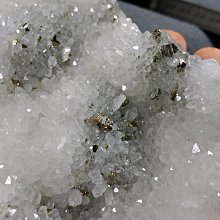 [友克鑫礦業]ag695約238g白水晶簇共生黃鐵礦水晶簇 閃亮黃鐵礦 原礦 水晶簇 硫鐵礦 愚人金 歷史價格詳細信息