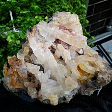 [友克鑫礦業]ab132約742g白水晶 鏡鐵礦 白水晶簇 白水晶柱 水晶柱 白晶簇 赤鐵礦 紅皮水晶 原礦 歷史價格詳細信息
