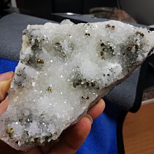 [友克鑫礦業]ag695約238g白水晶簇共生黃鐵礦水晶簇 閃亮黃鐵礦 原礦 水晶簇 硫鐵礦 愚人金 歷史價格詳細信息