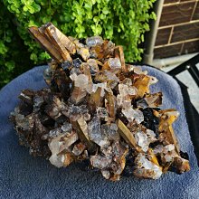 [友克鑫礦業]ab194約1754g白水晶 鏡鐵礦 白水晶簇 白水晶柱 水晶柱 白晶簇 赤鐵礦 紅皮水晶 原礦 歷史價格詳細信息