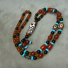 《藍晶寶石玉石特賣區》→ 〈精緻項鍊系列〉→天然鬆紋七彩水草玉髓塔鍊→W490-1 歷史價格詳細信息