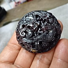 龍鳳呈祥雕刻吉祥墨玉 歷史價格詳細信息