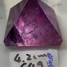 兆鑫生活館-紫水晶金字塔(約4.5公分,83g，半透) 冥想啟動能量開智慧助打坐擺 歷史價格詳細信息