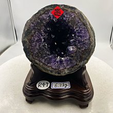 烏拉圭紫水晶簇尺寸寬6.5高度6.5送底座帶國檢證書 水晶 天然 收藏【二手】【探古齋】-698 歷史價格詳細信息