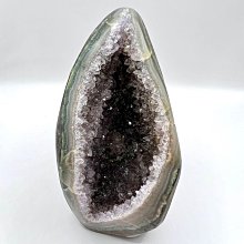 拾奇17-烏拉圭紫晶鎮 蛋型 高品項 紫水晶 紫到黑 財眼 超美瑪瑙邊 歷史價格詳細信息