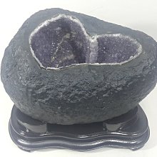 烏拉圭-紫水晶圓洞/內凹洞口大/紅幽瑪瑙線薄邊/淨重3.16公斤 歷史價格詳細信息