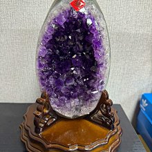 烏拉圭紫晶洞3顆一起賣附木座 歷史價格詳細信息