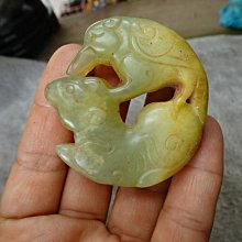 天然高冰種清透 和闐青玉 精雕 龍鳳太極八卦 玉墜 ~~ 龍鳳呈祥 吉祥如意 厚材厚料 精雕細琢 實品更漂亮 ~~TB 歷史價格詳細信息