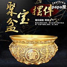 【好物】聚寶盆純黃銅招客廳擺件銅盆存錢罐實心八福店鋪開業禮品擺件 歷史價格詳細信息