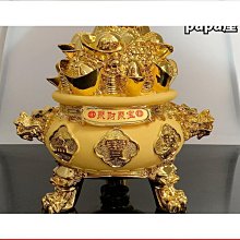 沙金元寶聚寶盆擺件純黃銅實心客廳店鋪辦公室聚財存錢罐米缸桌面 歷史價格詳細信息