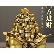 【締造】聚寶盆擺件黃銅家居存錢罐四方進財蟾蜍工藝品擺設店鋪開業裝飾品 價格比較,價格查詢,歷史價格詳細信息