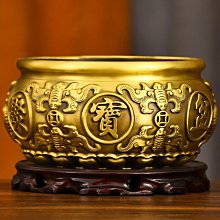 聚寶盆純黃銅 十二生肖掛件可轉動招財聚財汽車手把件擺件 歷史價格詳細信息