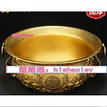 銅聚寶盆擺件全銅風水招財大號家居客廳玄關辦公室桌靣財位裝飾品善緣堂 歷史價格詳細信息