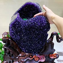 烏拉圭 紫水晶花 有導師 紫晶花 很閃 紫水晶簇 色澤深 可站立 不錯 頂輪 風水 把玩 靈修 收藏 編號H185 歷史價格詳細信息