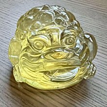 天然黃水晶金蟾擺件.大個頭，造型大氣，擺放可招財聚財，腰纏萬貫.連底座17/11.5/14公分 歷史價格詳細信息