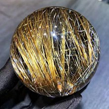 ❤妙玉生花優品購❤財源滾滾.具有收藏價值（直徑：40mm   4.0公分 ）招正財 偏財 貴人.精品天然黑髮晶發晶球擺件. 歷史價格詳細信息