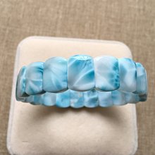 『晶鑽水晶』天然海水藍寶手鍊 約5mm 水滴型 鑽石切割角度 超強護身符 凈化心靈的最佳寶石 禮物 附禮盒 歷史價格詳細信息