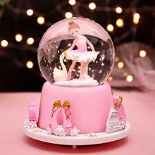水晶球音樂盒八音盒帶雪花可發光生日禮物女生兒童女孩閨蜜朋友 歷史價格詳細信息